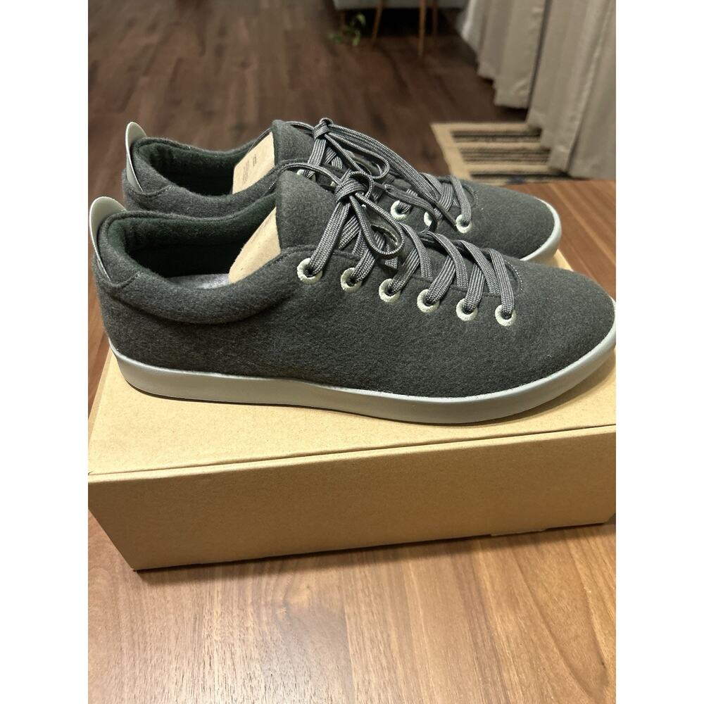 NEW ALLBIRDS WOOL PIPER DARK JUNGLE HAZY PINE SHOES LACE UP SNEAKER MENS SIZE 14 - Picture 3 of 8